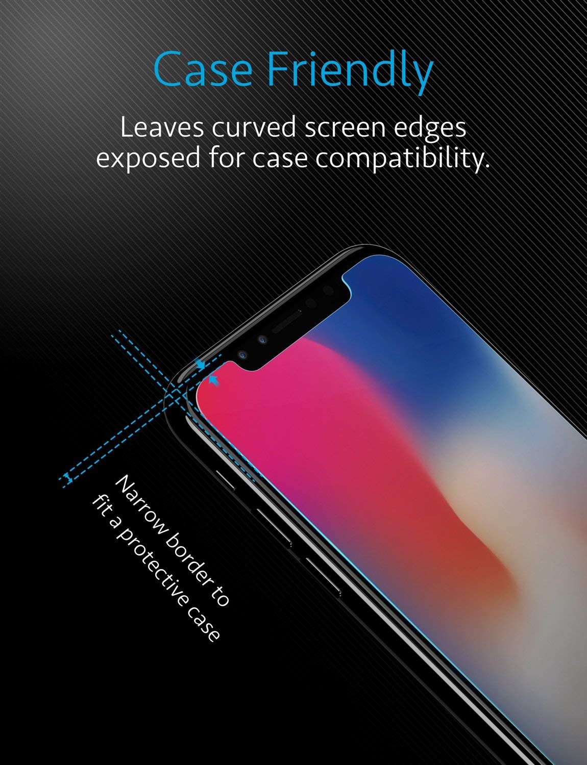 iPhone X Tempered Glass Screen Protector iPhone X Tempered Glass Screen Protector