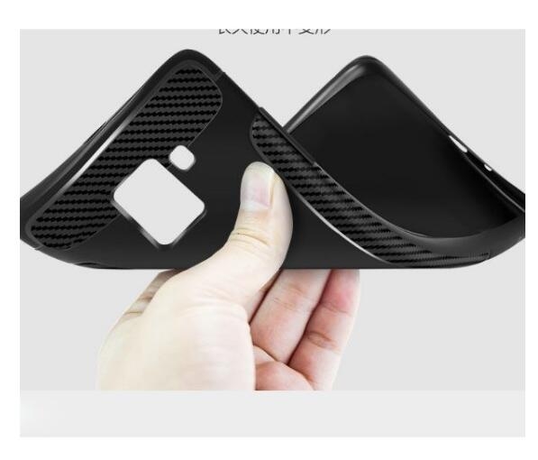 Galaxy J4 2018 case slim grip shockproof carbon fiber
