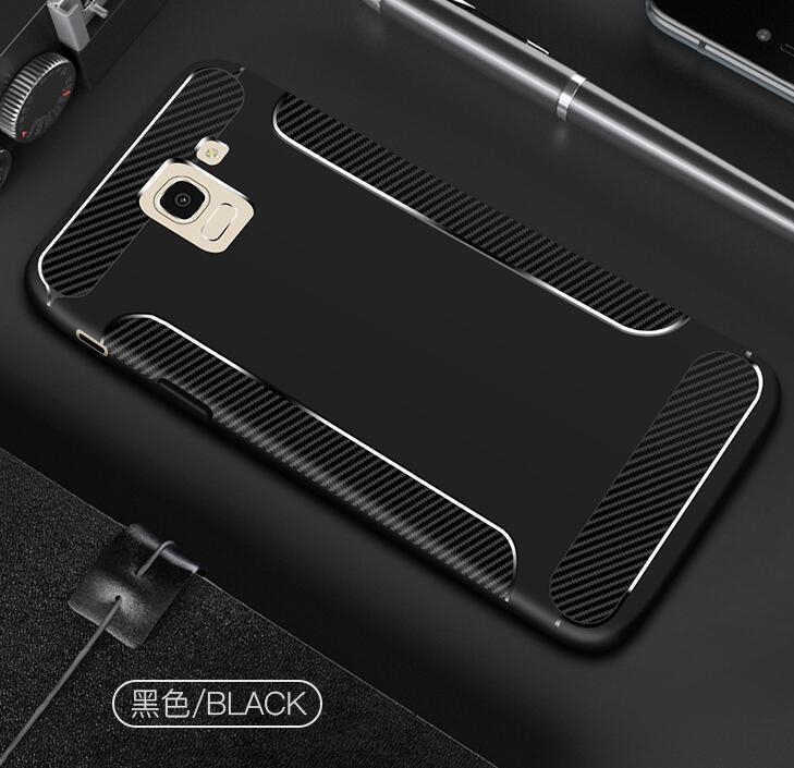 Galaxy J4 2018 case slim grip shockproof carbon fiber