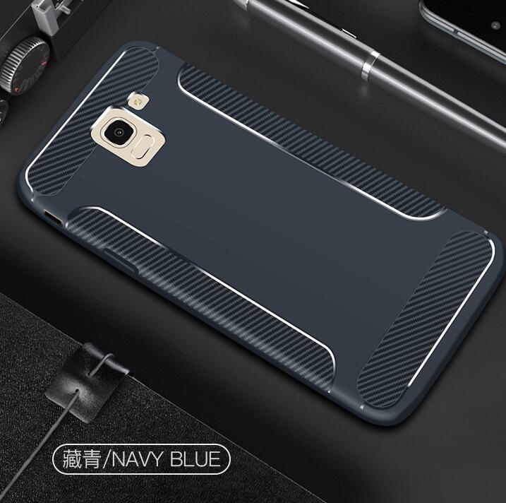 Galaxy J6 2018 case slim grip shockproof carbon fiber
