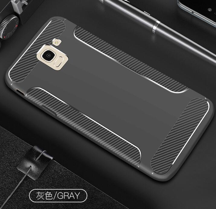 Galaxy J6 2018 case slim grip shockproof carbon fiber