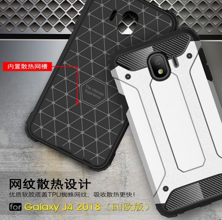 Galaxy J4 2018 Case Armor  Rugged Holster Case