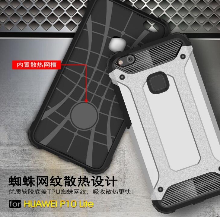 Huawei P10 lite Case Armor Rugged Holster Case