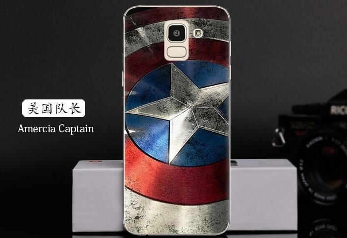 Galaxy J6 Case Printed Soft Gel TPU Case