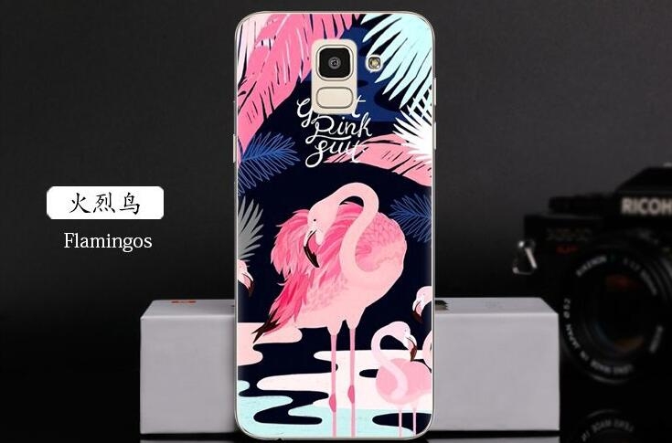 Galaxy J6 Case Printed Soft Gel TPU Case