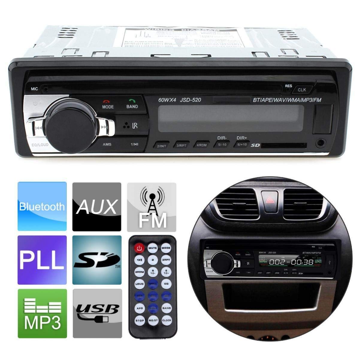 Bluetooth Car Stereo Player Bluetooth Car Stereo Player