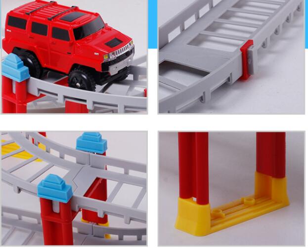 75 pcs Flexible Race Tracks Car Toy Set 75 pcs Flexible Race Tracks Car Toy Set