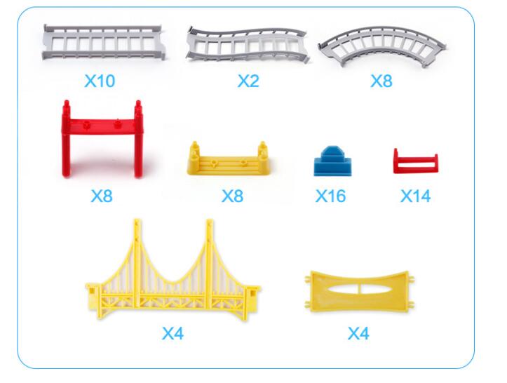 75 pcs Flexible Race Tracks Car Toy Set 75 pcs Flexible Race Tracks Car Toy Set