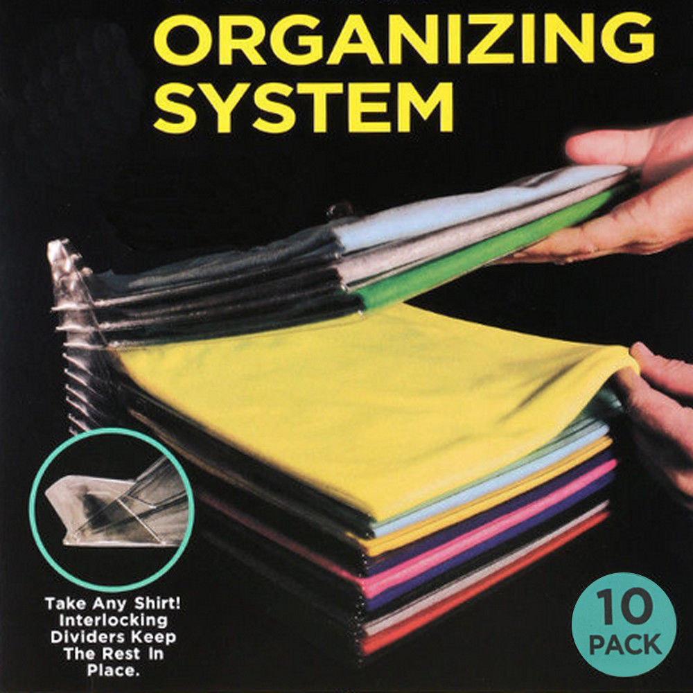 Clothes Organizer System 10 pack