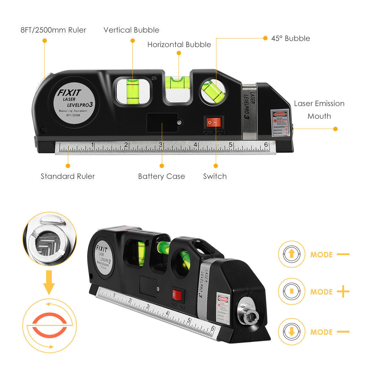 LASER LEVEL PRO 3 LASER LEVEL PRO 3