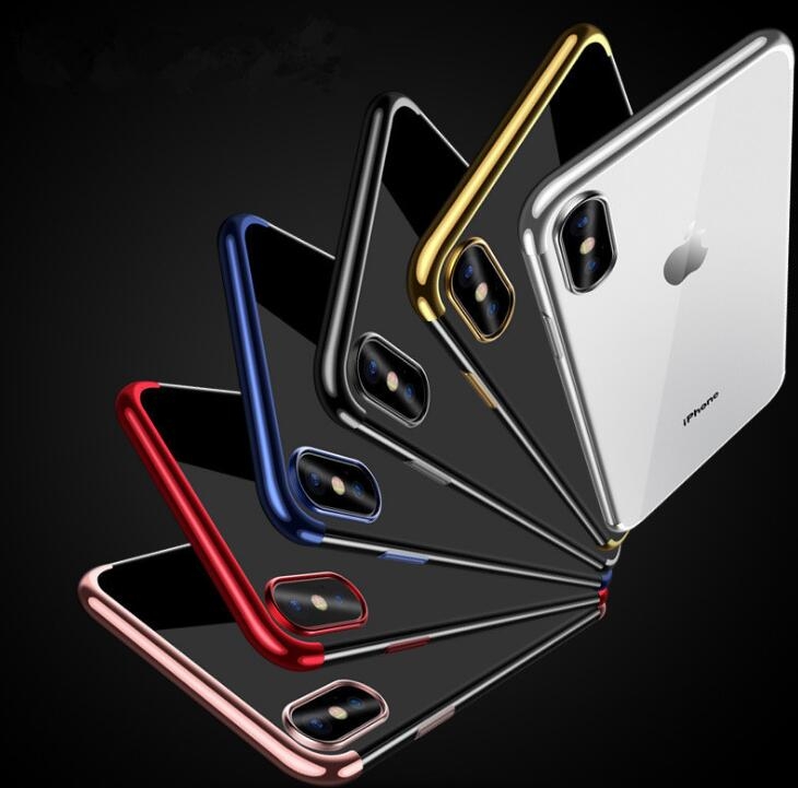 iPhone XS Max case bumper w clear gel back cover