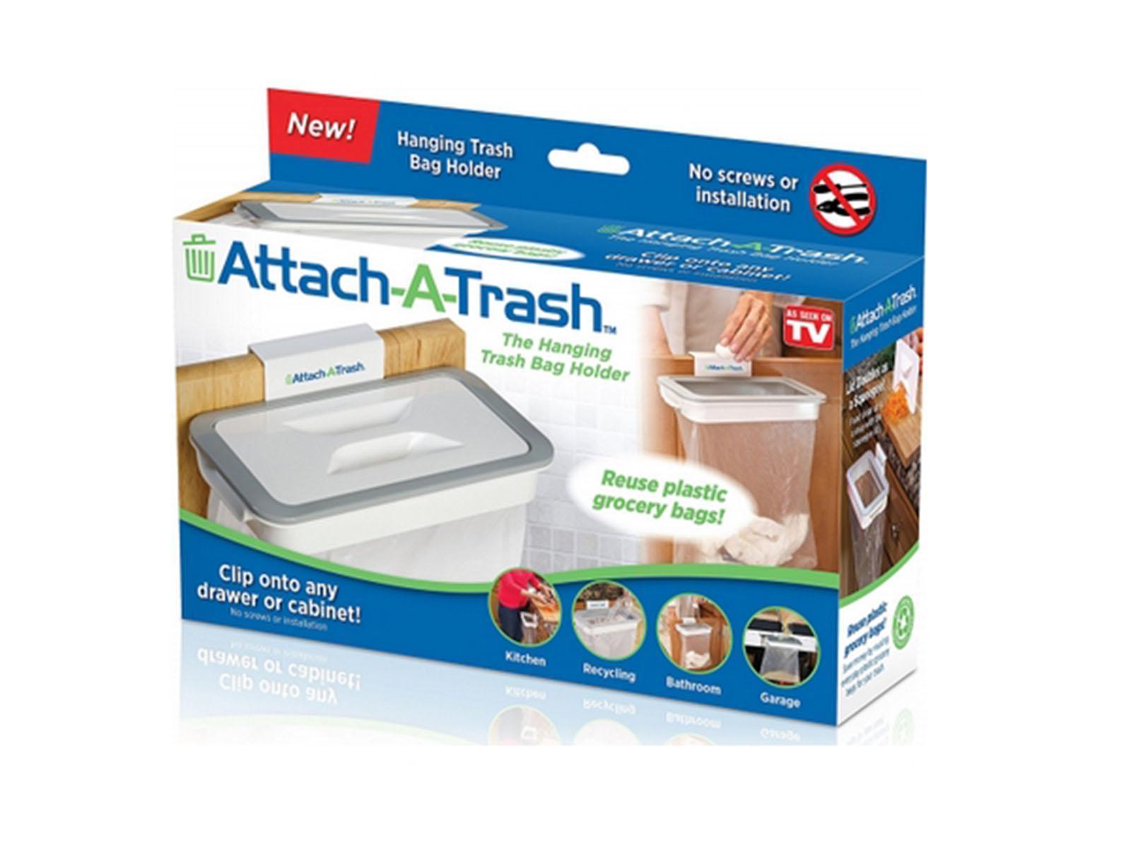 Attach-A-Trash Hanging Trash Bag Holder Home Attach-A-Trash Hanging Trash Bag Holder Home