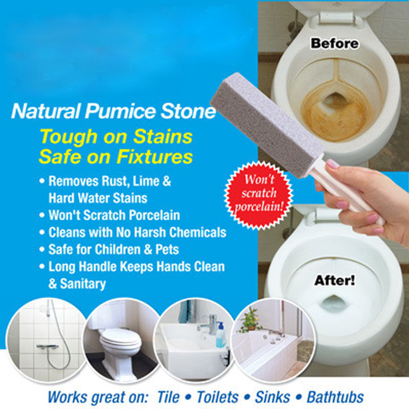 Toilet Brush Natural Pumice Stone