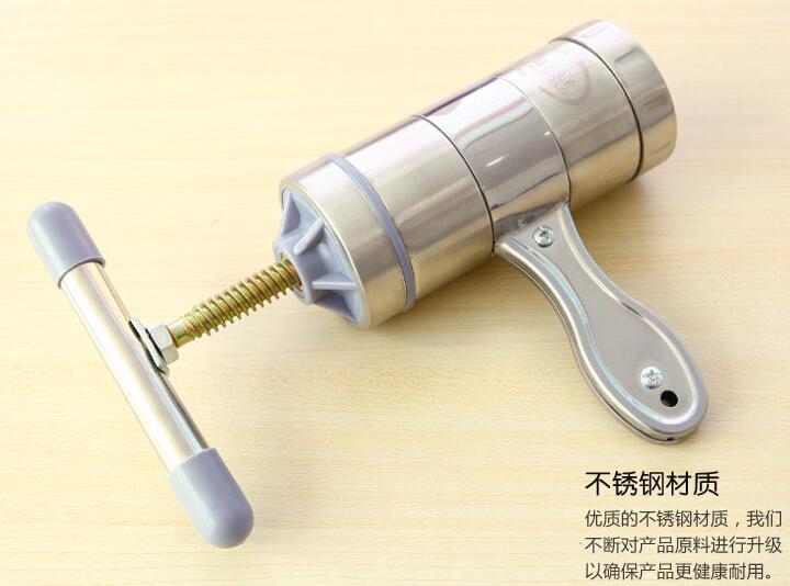 NEW Pasta maker machine, STEEL, with 5 shapes, spatzle, noodles