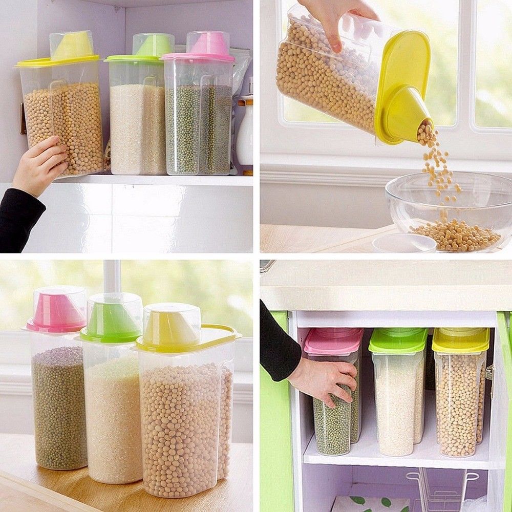 Food Cereal Grain Bean Rice Storage Box Food Cereal Grain Bean Rice Storage Box