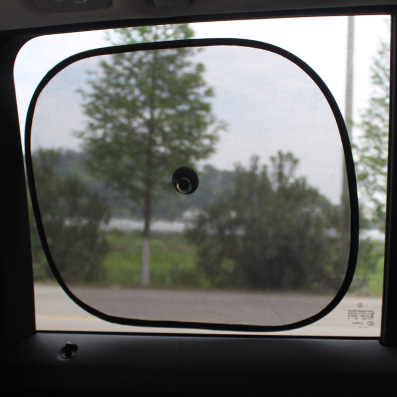 2pcs Net Yarn Car Window Sunshade