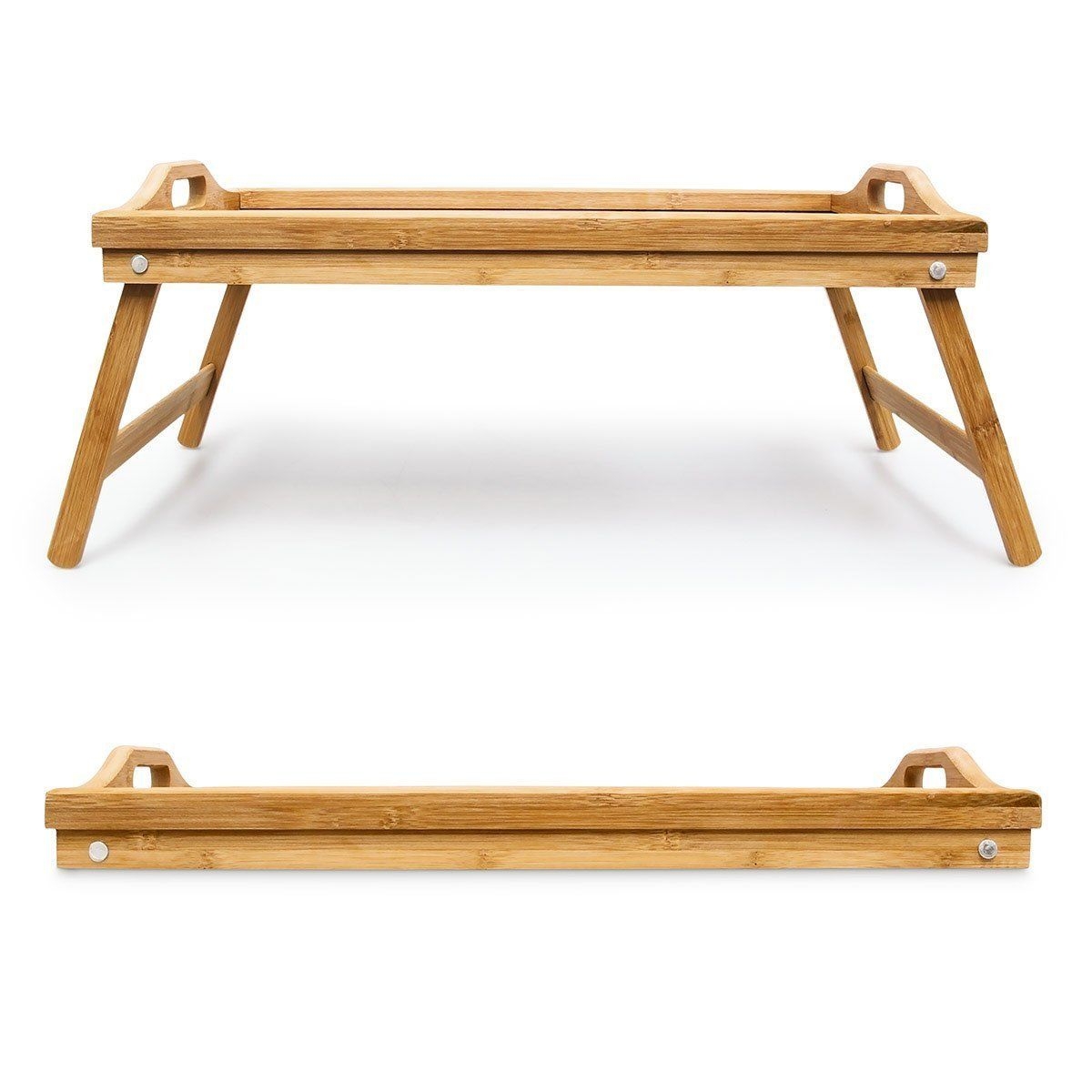Bamboo Tray Breakfast Bed Tray Table Serving Tray