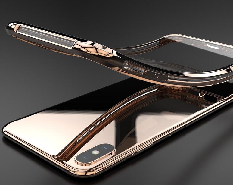 iPhone XS Max case bumper clear gel back cover