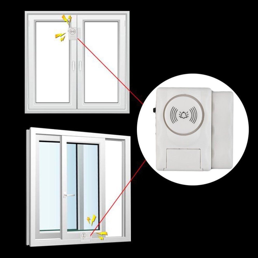 Wireless Home Door Window Entry Burglar Security Alarm Magnetic Sensor Wireless Home Door Window Entry Burglar Security Alarm Magnetic Sensor