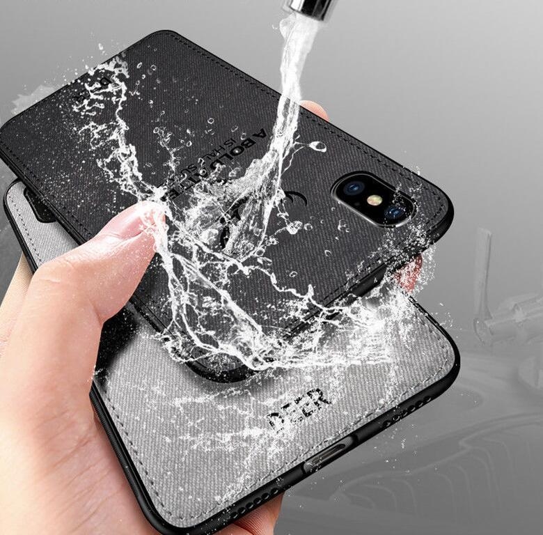 iPhone XS Max Retro Hybrid Soft Frame Hybrid Hard Back Case