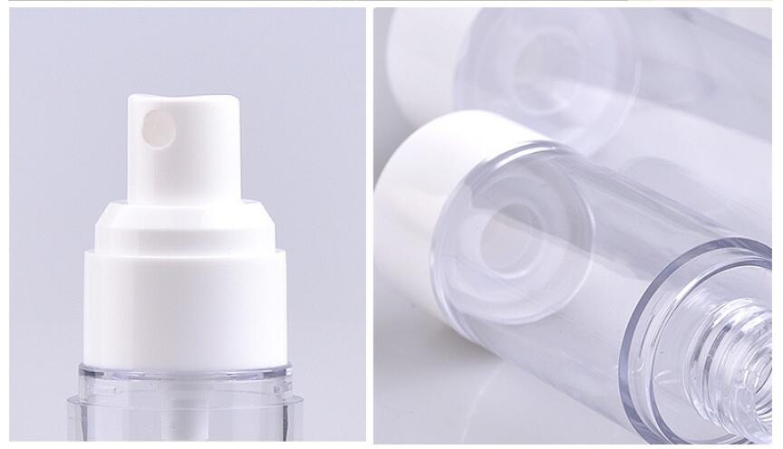 Airless Vacuum Pump refill bottle cosmetics lotion , liquid 15 ml mist nozzle