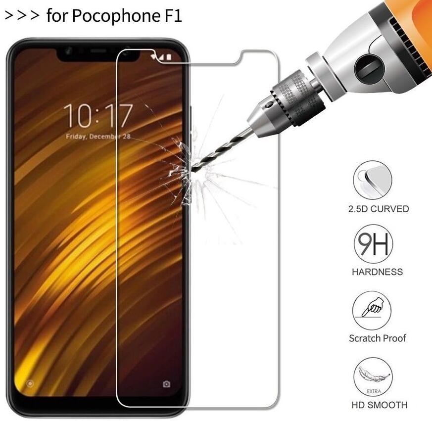 Xiaomi Pocophone F1 Tempered Glass Screen Protector Xiaomi Pocophone F1 Tempered Glass Screen Protector
