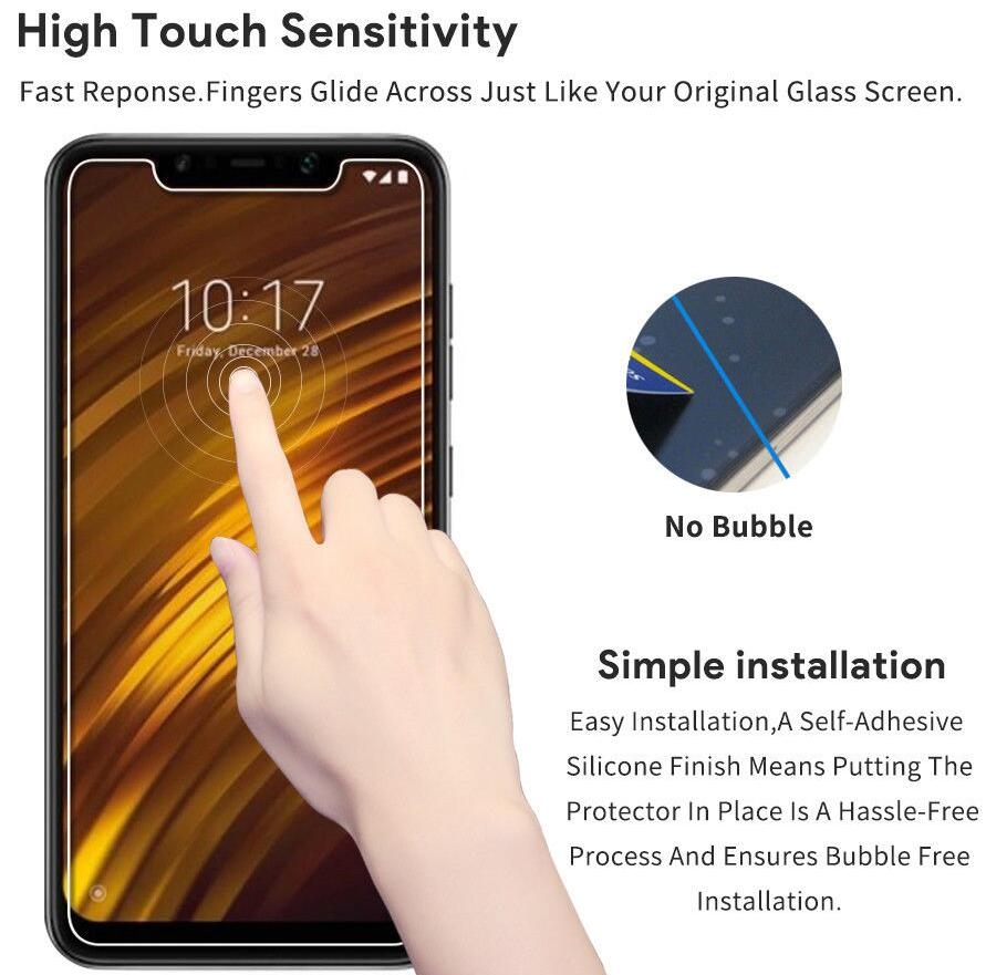 Xiaomi Pocophone F1 Tempered Glass Screen Protector Xiaomi Pocophone F1 Tempered Glass Screen Protector