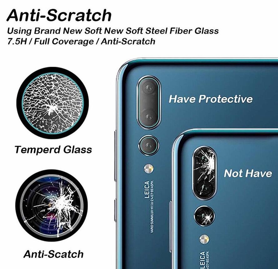 Huawei nova 3e camera lens protector tempered glass 9H hardness HD
