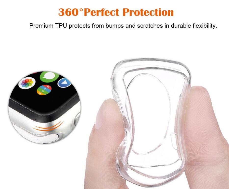 Apple Watch 44mm Series 4 gel case ultra clear thin Apple Watch 44mm Series 4 gel case ultra clear thin