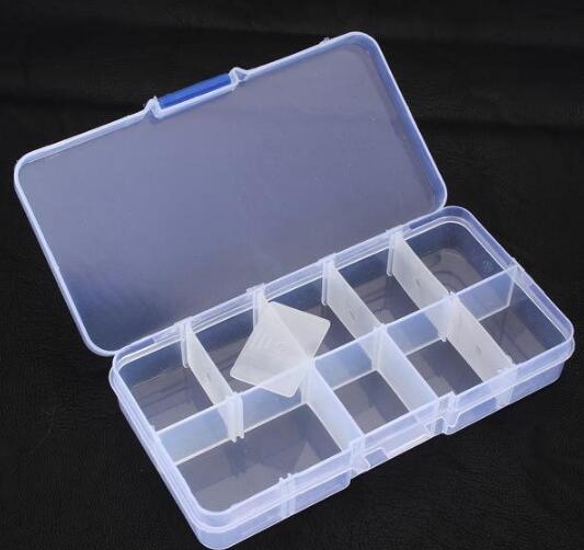 10 Grid Multifunctional Storage Box Adjustable Tool Box Parts Box