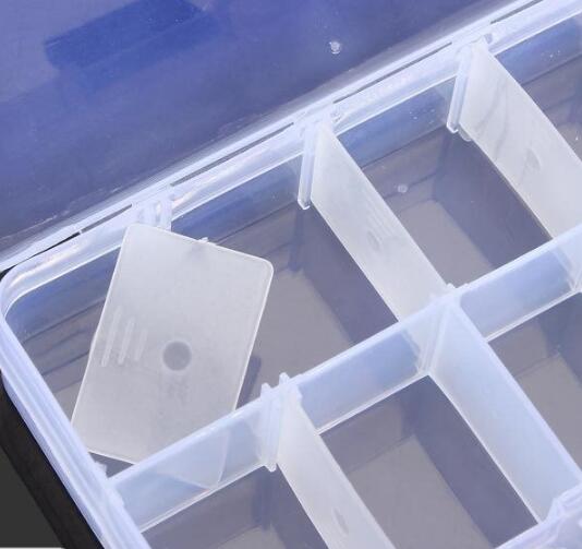 10 Grid Multifunctional Storage Box Adjustable Tool Box Parts Box