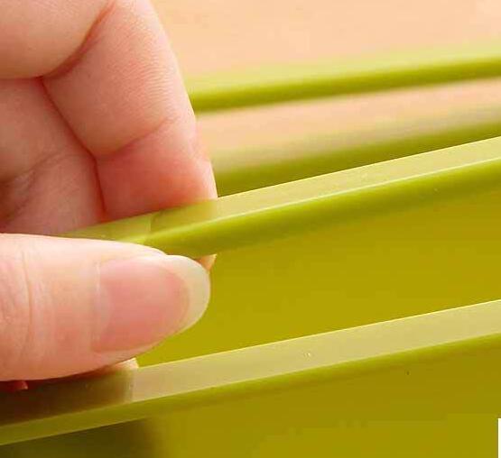 Slide Kitchen Fridge Freezer Space Saver Organizer Storage Rack Shelf