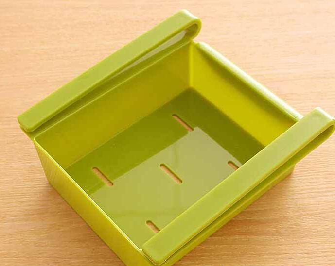 Slide Kitchen Fridge Freezer Space Saver Organizer Storage Rack Shelf