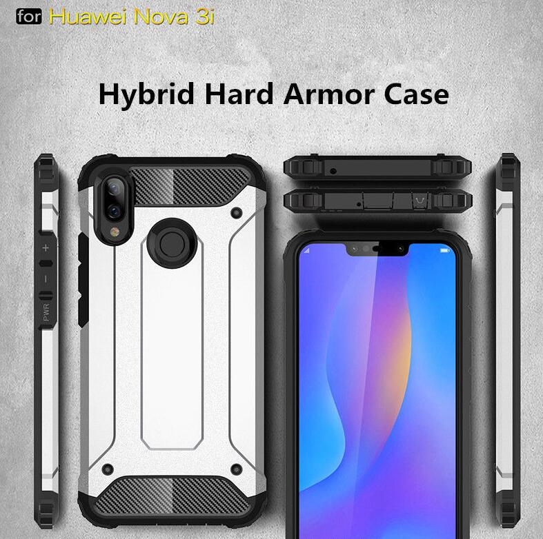 Huawei nova 3i Case Armor  Rugged Holster Case