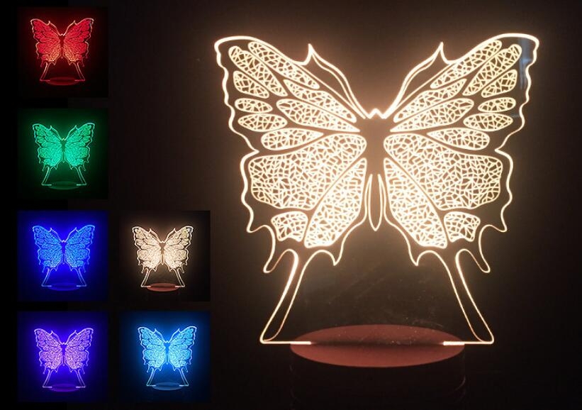 3D Desk Lamp Night LED Light