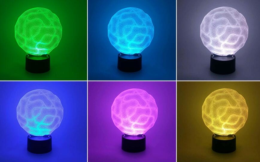 3D Desk Lamp Night LED Light