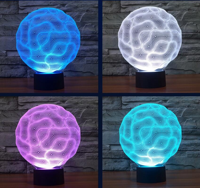 3D Desk Lamp Night LED Light
