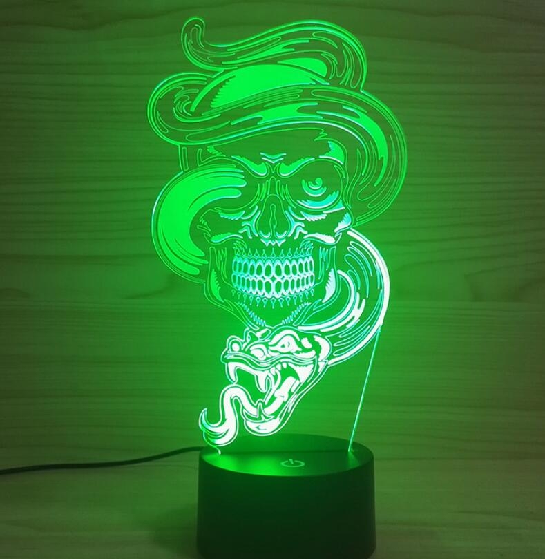 3D Desk Lamp Night LED Light
