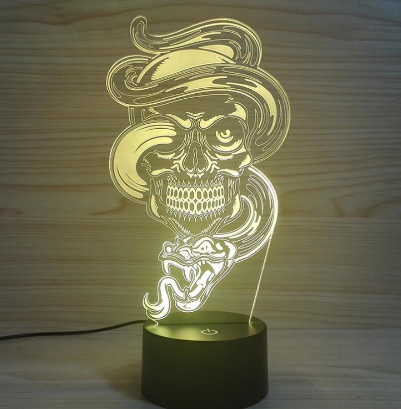 3D Desk Lamp Night LED Light