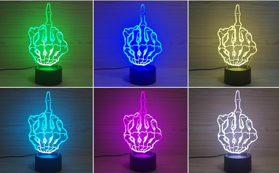 3D Desk Lamp Night LED Light