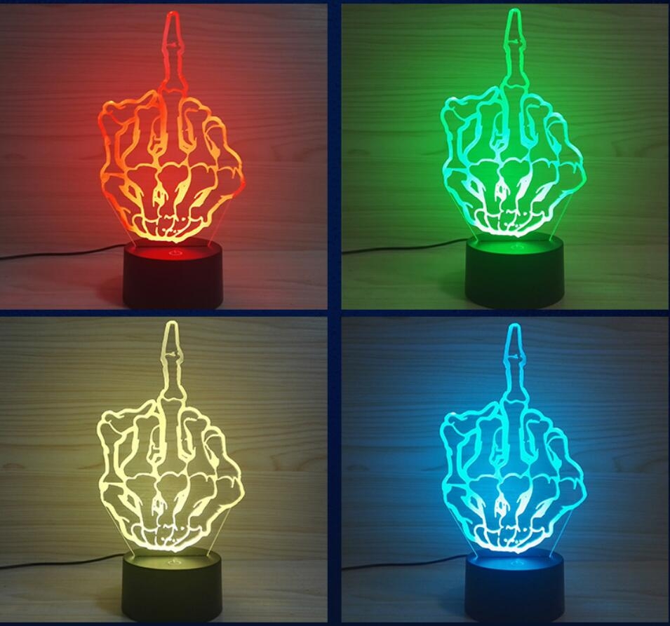 3D Desk Lamp Night LED Light
