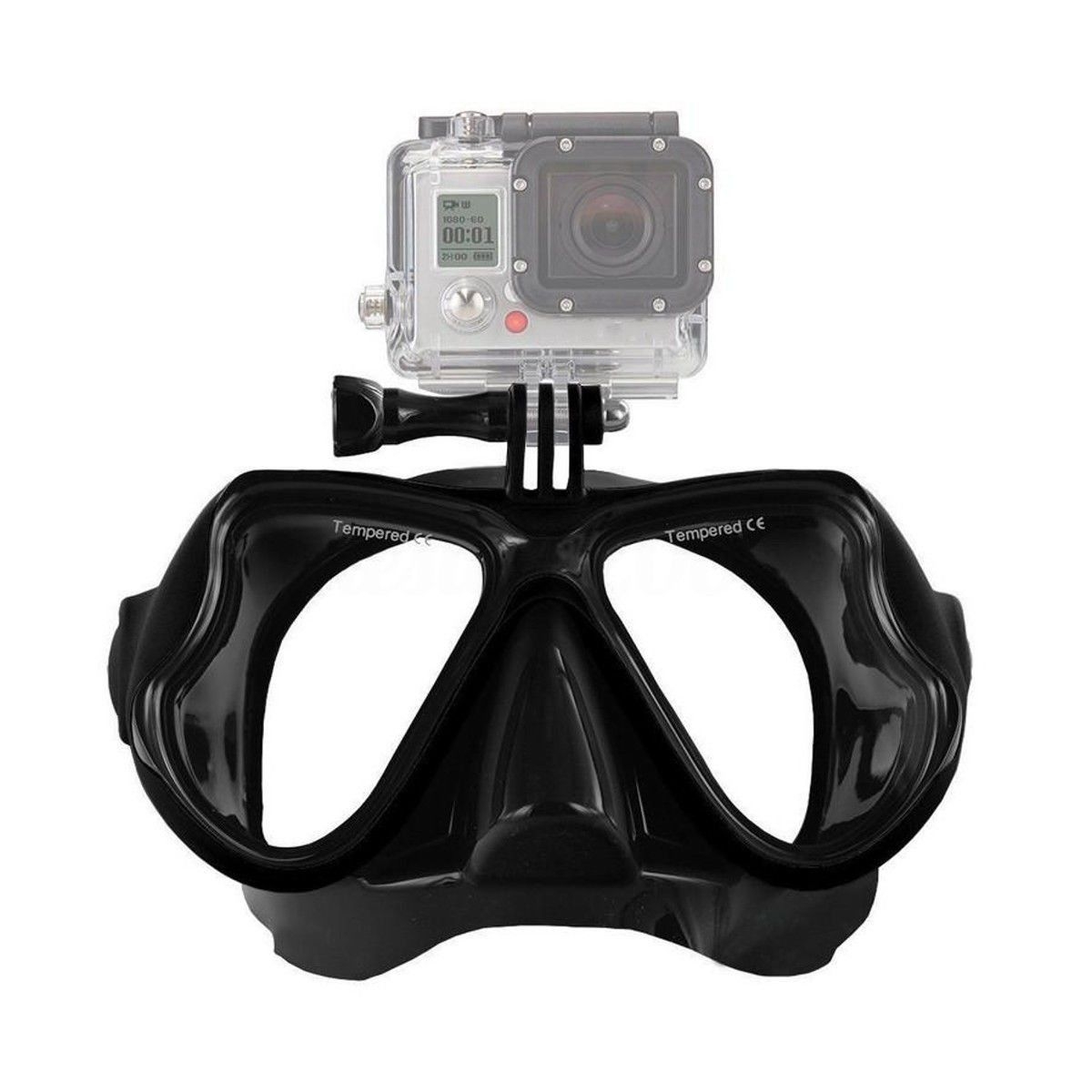 Snorkel Mask, Diving Mask, GoPro Mount