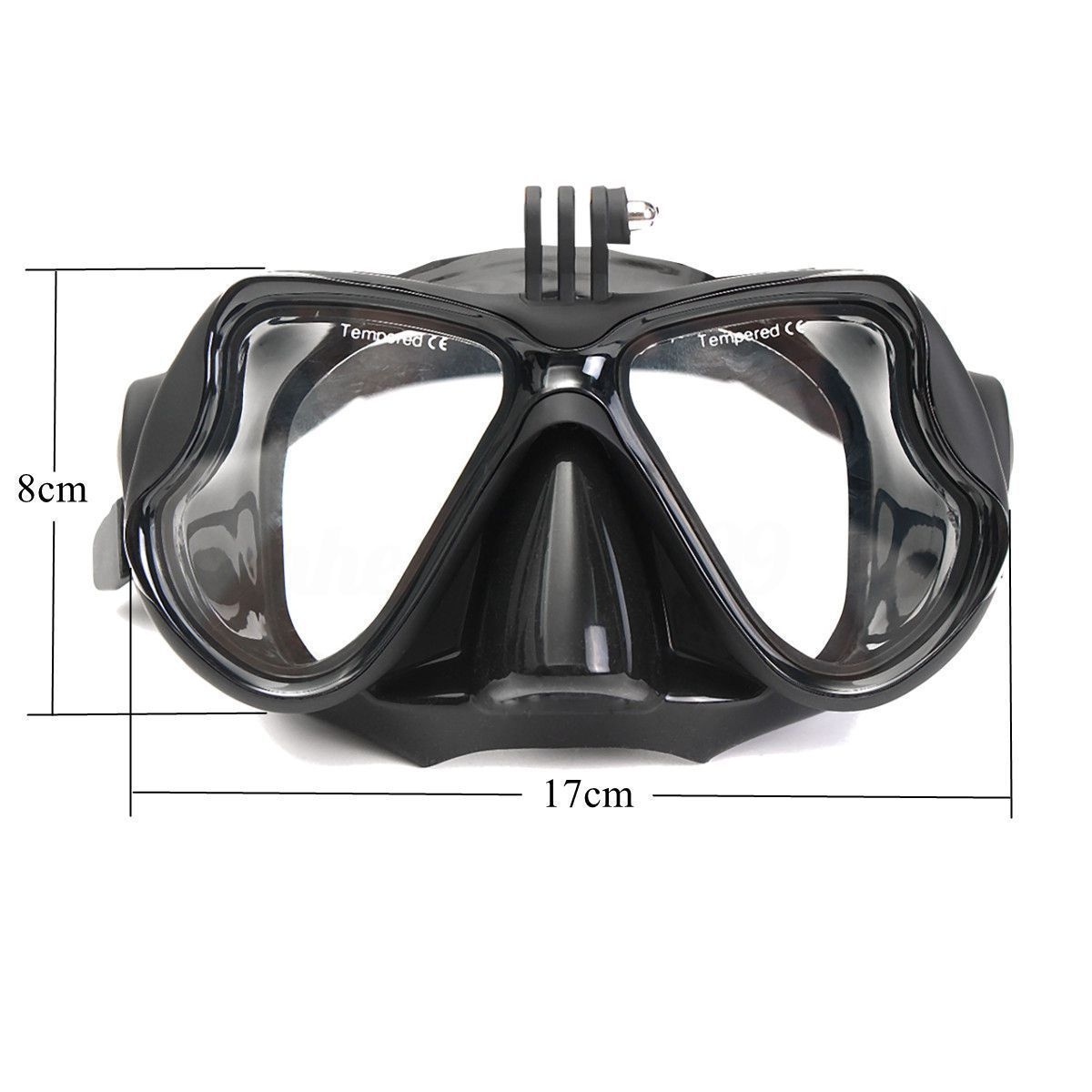 Snorkel Mask, Diving Mask, GoPro Mount