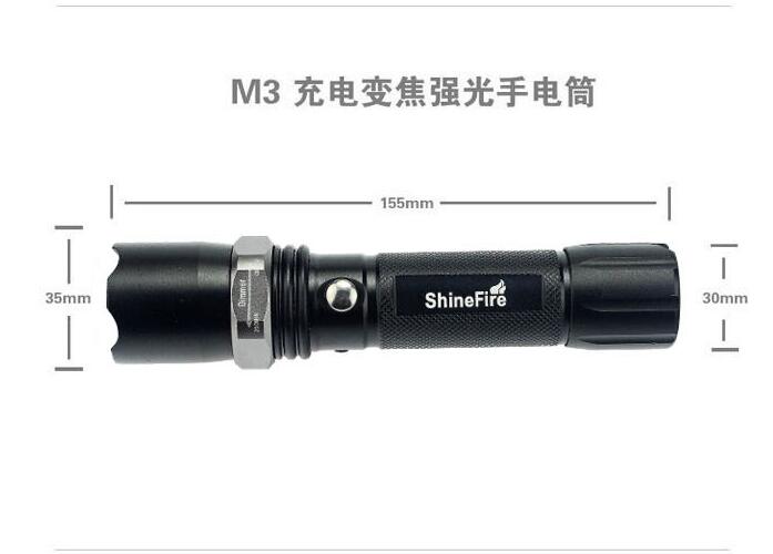 M3 LED Flashlight Torch