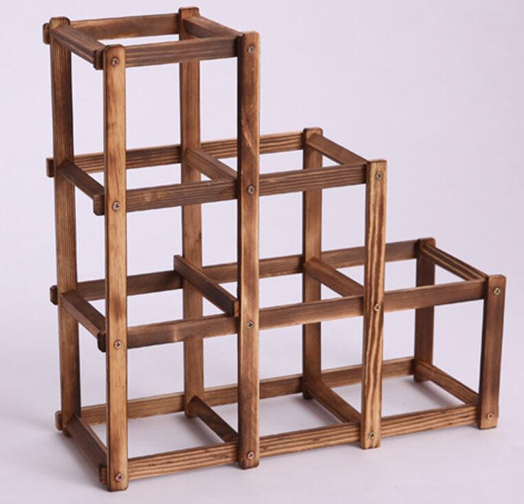 Wooden Bottle Wine Rack 6 pcs Wooden Bottle Wine Rack 6 pcs