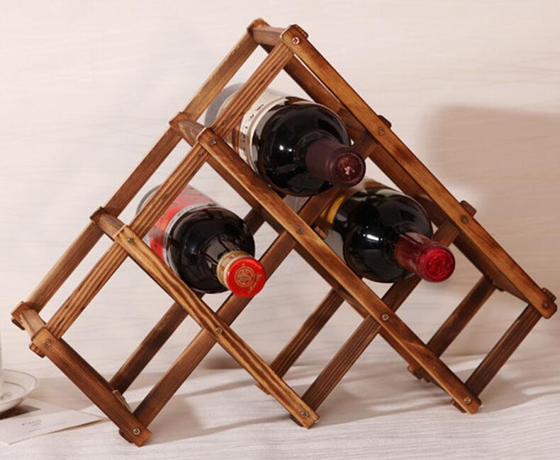Wooden Bottle Wine Rack 6 pcs Wooden Bottle Wine Rack 6 pcs