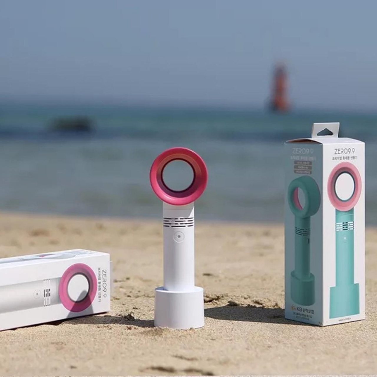 Portable Bladeless Hand Held Cooler Mini USB Cable No Leaf Handy Fan