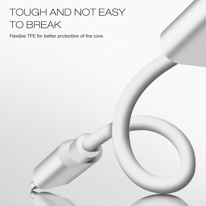 2 in 1 Lightning to 3.5mm Audio AUX Cable USB Charger For iPhone