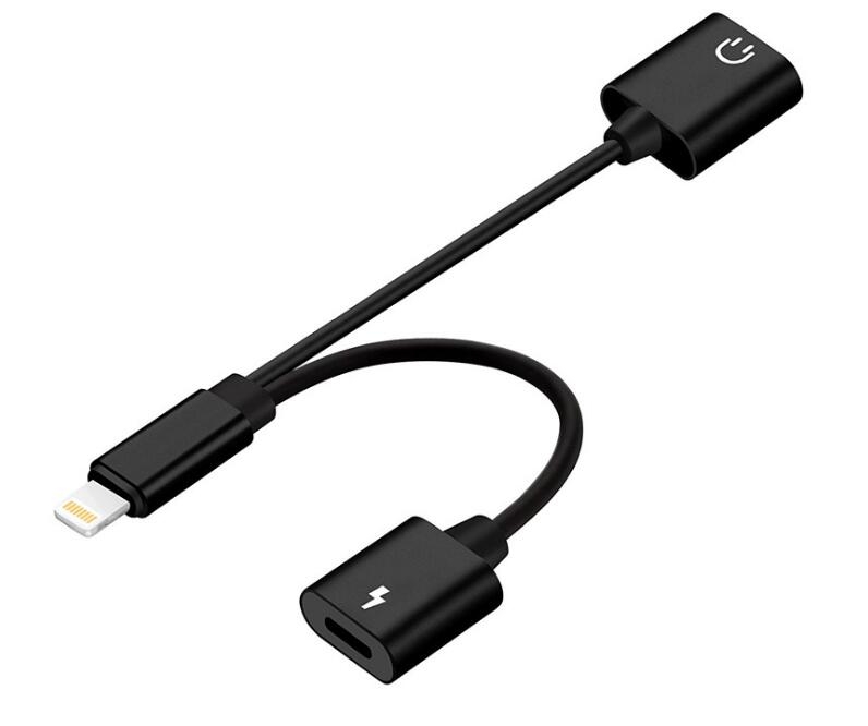 2 in 1 Audio Cable Dual Lightning Adapter for iPhone 2 in 1 Audio Cable Dual Lightning Adapter for iPhone