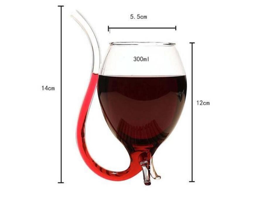 Vampire Devil Red Wine Glass Cup